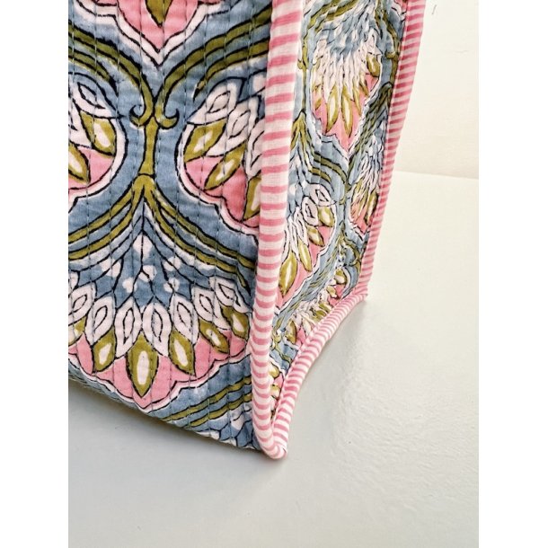 Tote bag, vatteret, Turkis