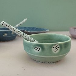 Saltkar m ske, lysegrn