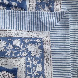 Dug, Bl/hvid, 2 strrelser