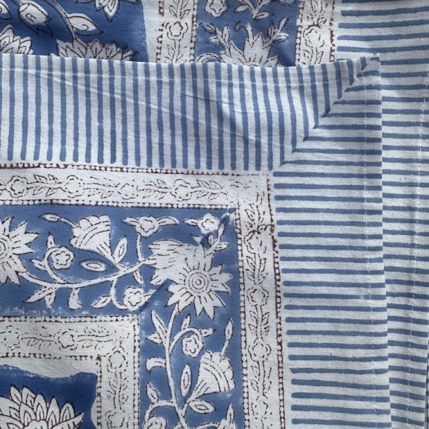 Dug, Bl/hvid, 2 strrelser