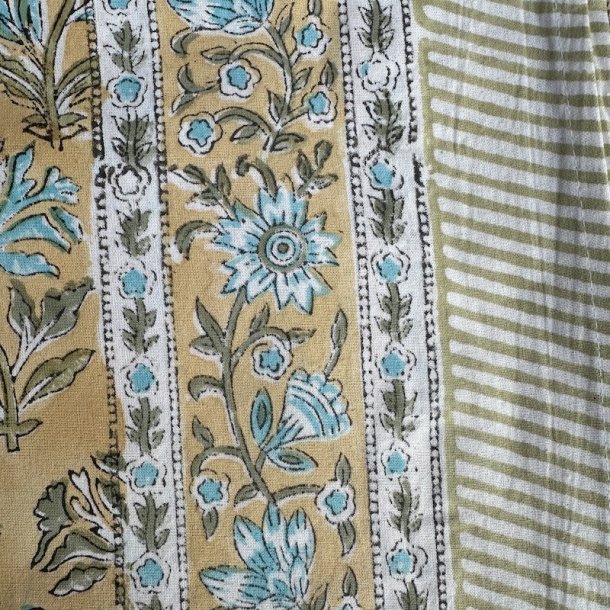 Dug, Beige/turkis, 2 strrelser