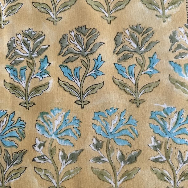 Dug, Beige/turkis, 2 strrelser