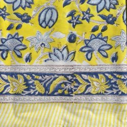 Dug, Gul/bl, 2 strrelser