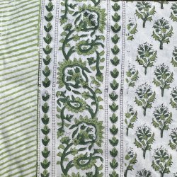 Dug, Grn/hvid, 2 strrelser