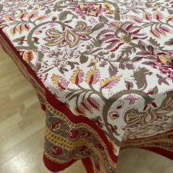 Dug, Rd/hvid/pink, 2 strrelser