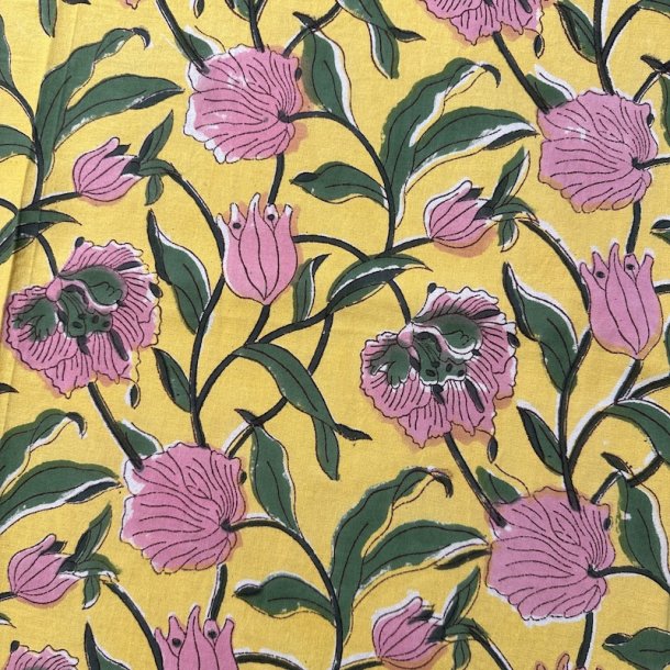 Dug, 150x225, gul, hvid, grn