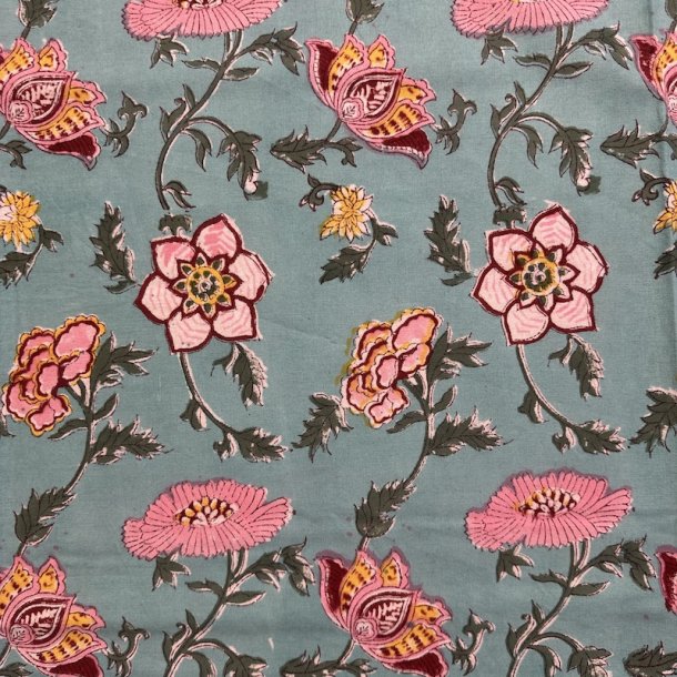 Dug, turkis/lyserd, 2 strrelser