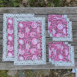 6 dkkeservietter + 6 mundservietter