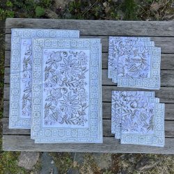 6 dkkeservietter + 6 mundservietter