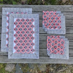 6 dkkeservietter + 6 mundservietter