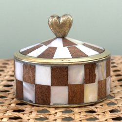 Cirkus box, stor, wood+hvid