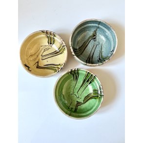 Gamle lerskle i tre farver