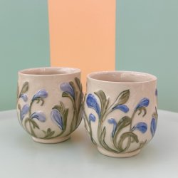 Fransk lilje kop, tofarvet