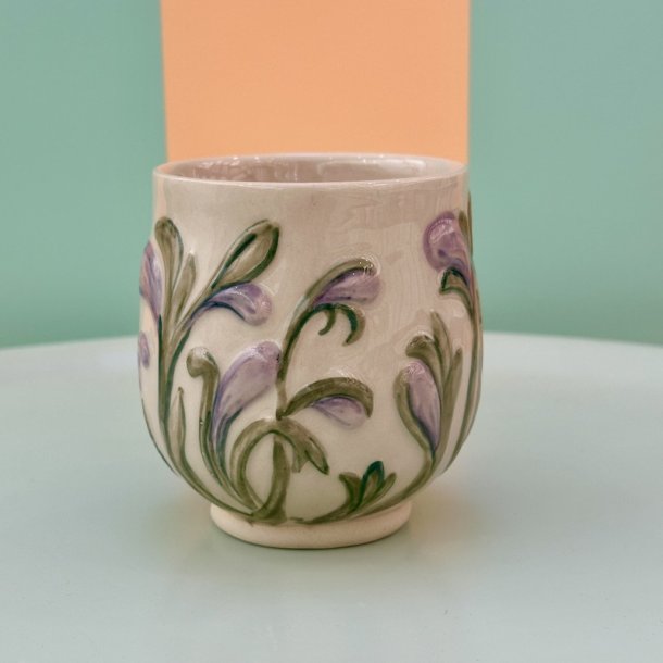 Fransk lilje kop, tofarvet