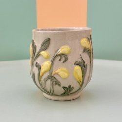 Fransk lilje kop, tofarvet