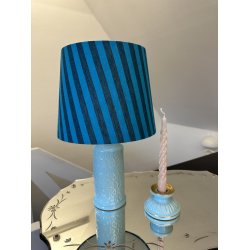 Nr 352 - Turkis/bl cirkus/smalle striber