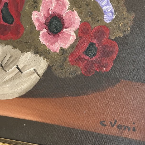 Maleri, franske anemoner