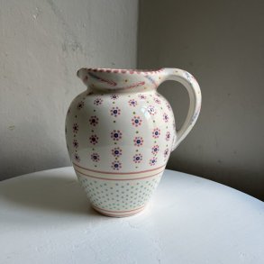 Kande, hvid m lyserd