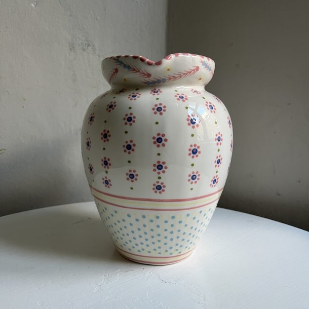 Kande, hvid m lyserd