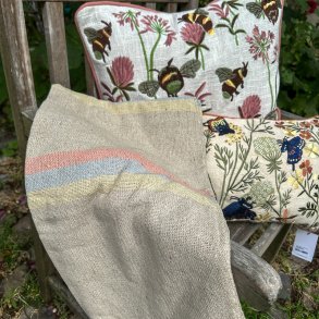 Plaid, Stribe uendelig, Pine/Natur