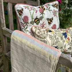 Plaid, Stribe uendelig, Pine/Natur