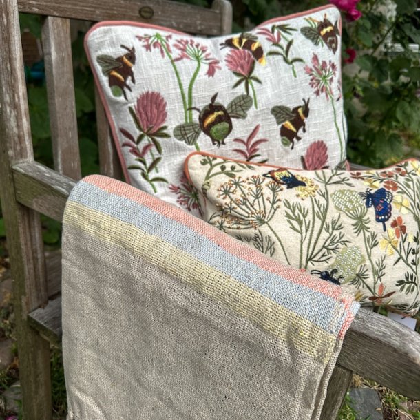 Plaid, Stribe uendelig, Pine/Natur