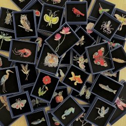 Swallowtail sommerfugl broche