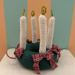 Adventskrans, h�klet