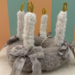 Adventskrans, h�klet