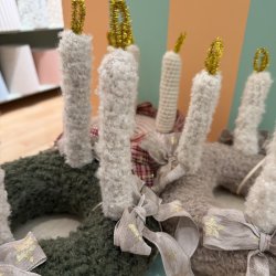 Adventskrans, h�klet