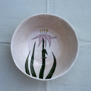 Lyserd skl, lyserd let blomst, 14x5