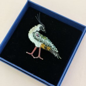 Trovelore Lapwing Bird broche