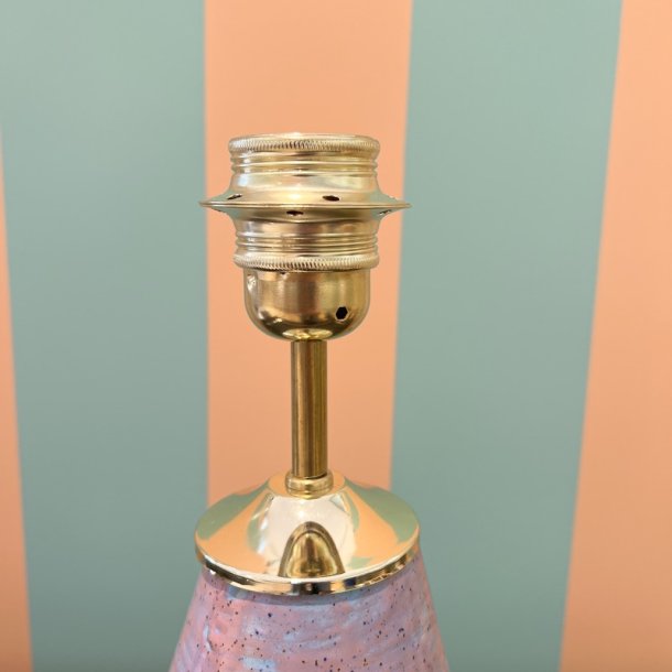 Bordlampe, Rosa/lysebl