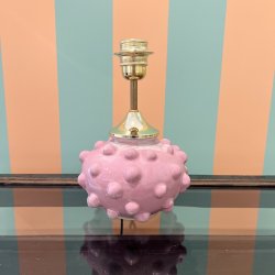 Bordlampe, lyserde bobler