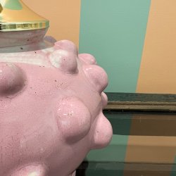 Bordlampe, lyserde bobler