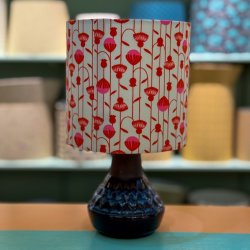 Sholm keramik, vintage, bordlampe