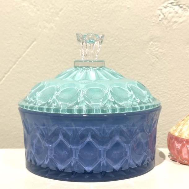 Bonbonniere, bl/lys grn