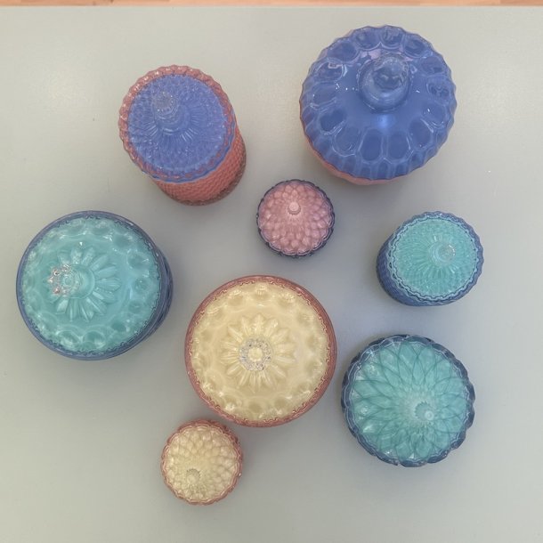 Bonbonniere, bl/lys grn