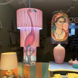 Flamingo loftslampe - Tredelt