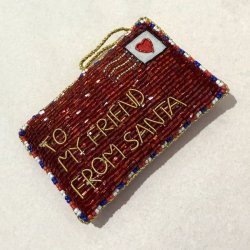 Julepost, perler