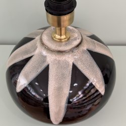 Bordlampe, Kuglelampe, keramik