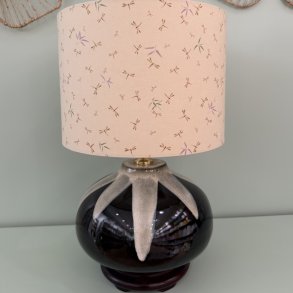 Bordlampe, Kuglelampe, keramik