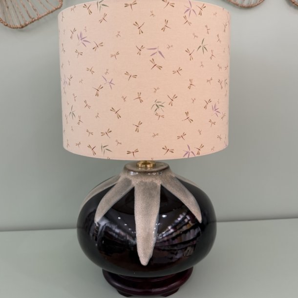 Bordlampe, Kuglelampe, keramik