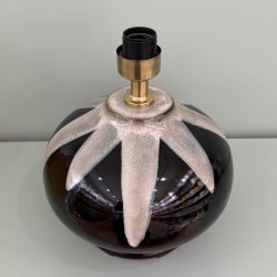 Bordlampe, Kuglelampe, keramik
