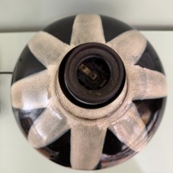 Bordlampe, Kuglelampe, keramik