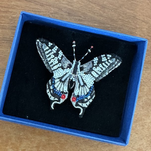 Old world swallowtail sommerfugl broche