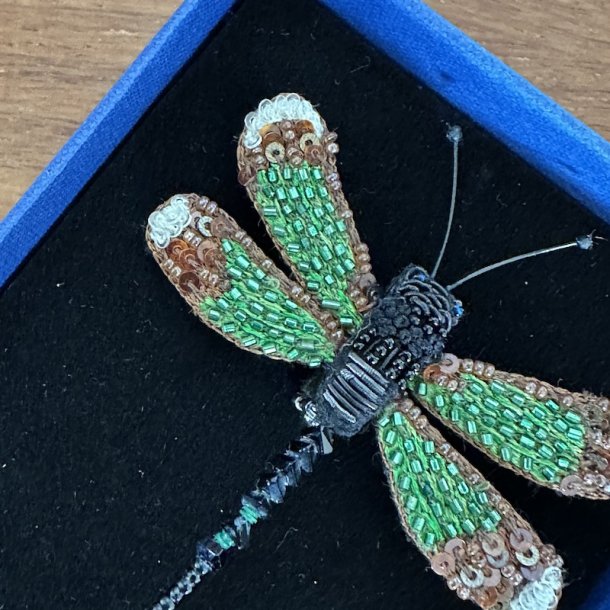 Banded guldsmed broche