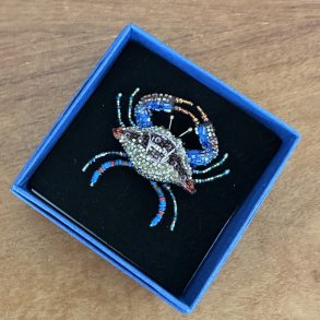 Maryland krabbe, broche