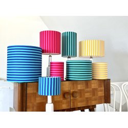 Nr 339 - Vertical tent stripes rd/pink