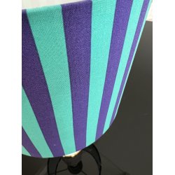 Nr 341 - Vertical tent stripes lilla/grn